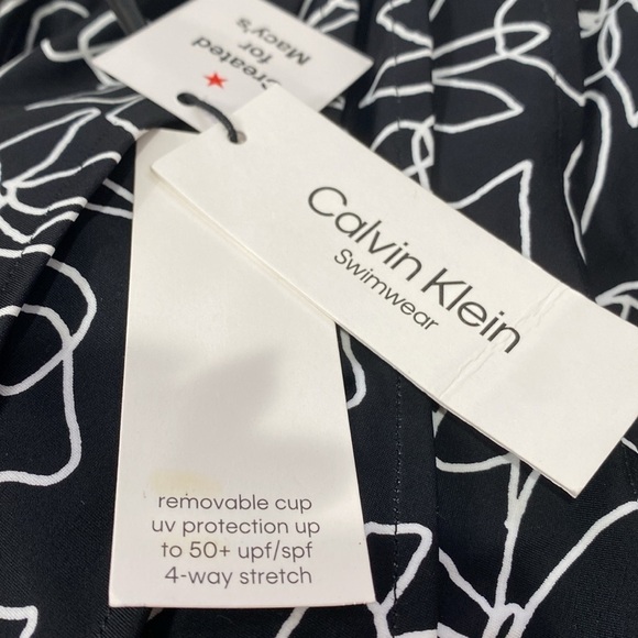Calvin Klein Starburst One Piece Size 4 - Picture 4 of 7